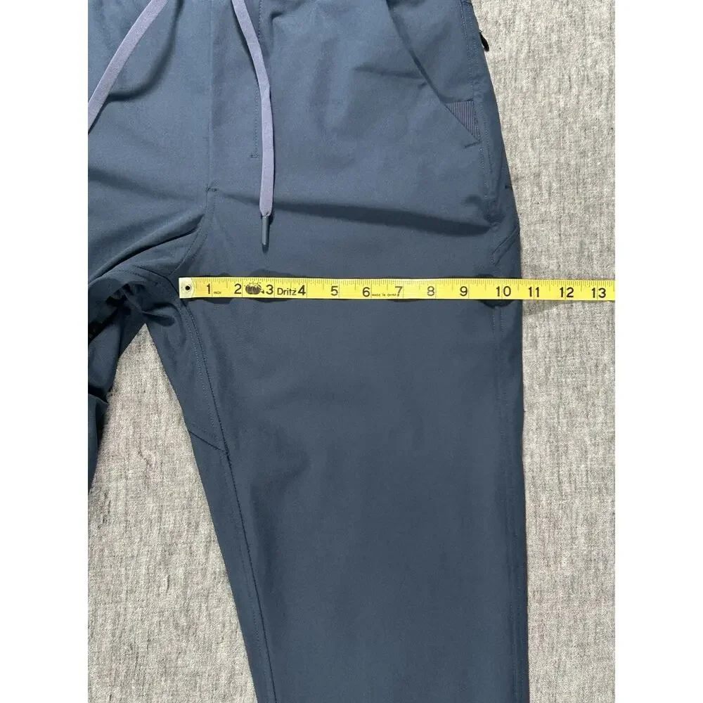Birddogs Boom For Your Broomstick Jogger Sweatpants Mens Medium Navy Blue Lined